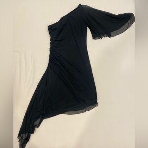 “vintage” Y2K Laundry by Shelli Segal asymmetrical cocktail dress